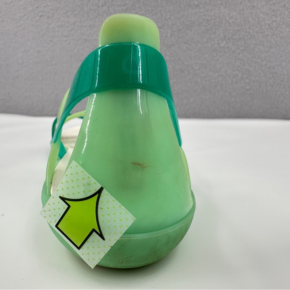 Crocs Isabella Strappy Jelly Slip On Sandals Womens 10 Green Flats Shoes 205150 - Picture 15 of 15